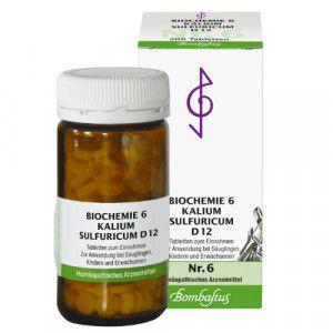 BIOCHEMIE 6 Kalium sulfuricum D 12 Tabletten