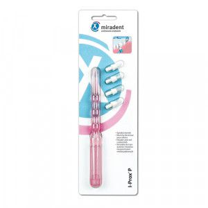 MIRADENT Spitzbürsten-Kit I-Prox P tra.pink 1H.4B.