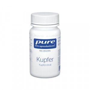 PURE ENCAPSULATIONS Kupfer Kupfercitrat Kapseln