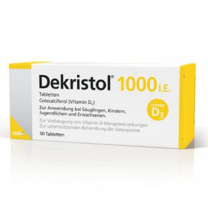 DEKRISTOL 1.000 I.E. Tabletten